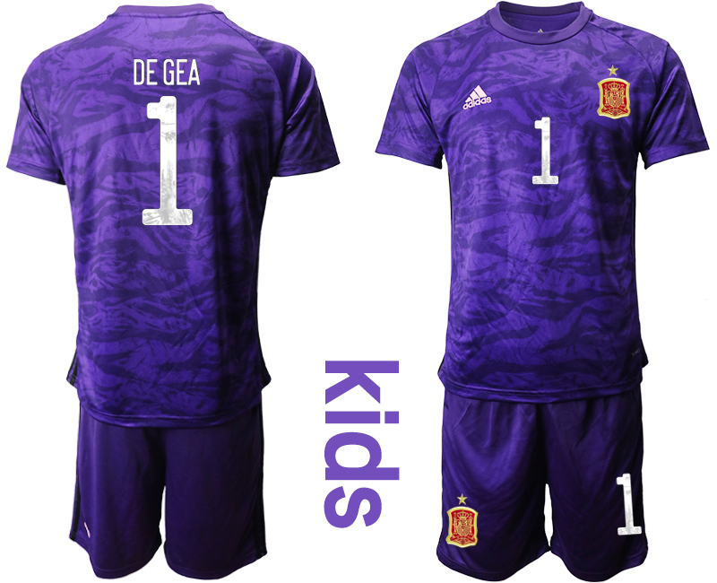 2021 European Cup Espana purple goalkeeper Youth 1.. soccer jerseys->youth soccer jersey->Youth Jersey